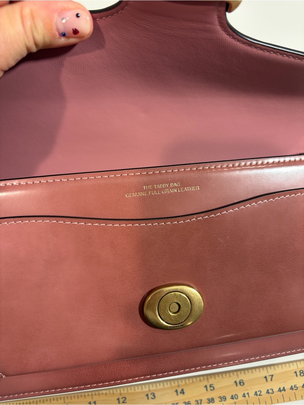 🌸 Coach Tabby 26 in Peony Spazzolato Leather 🌸 - Picture 6 of 9